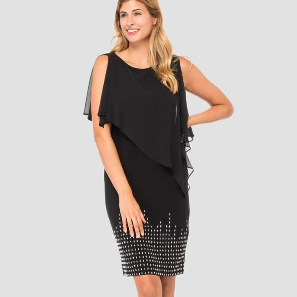 NWT Joseph Ribkoff Black Dress Style 184202